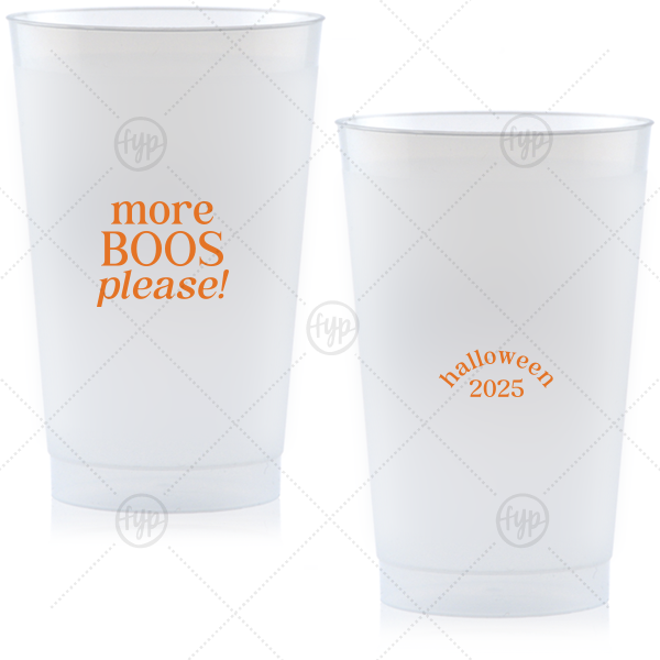 More Boos Please Cup 24-oz. Frosted Cup (Ink)
