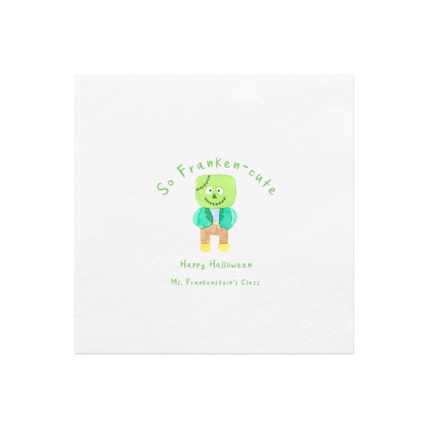 So Franken-Cute Napkin Luncheon Napkin (Photo)