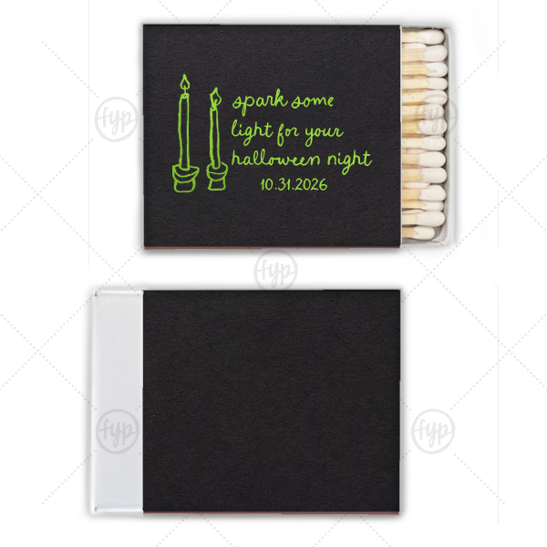 Spark Some Light Match Square Matchbox (Foil)