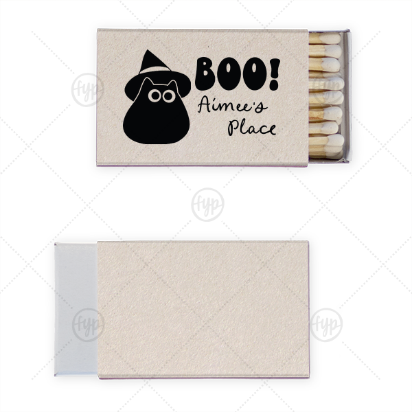 Witchy Cat Match Classic Matchbox (Foil)