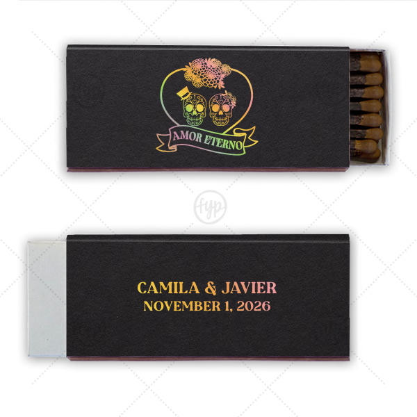 Amor Eterno Match Cigar Matchbox (Foil)