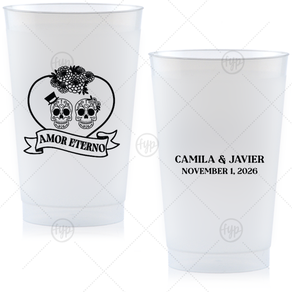 Amor Eterno Cups 24-oz. Frosted Cup (Ink)