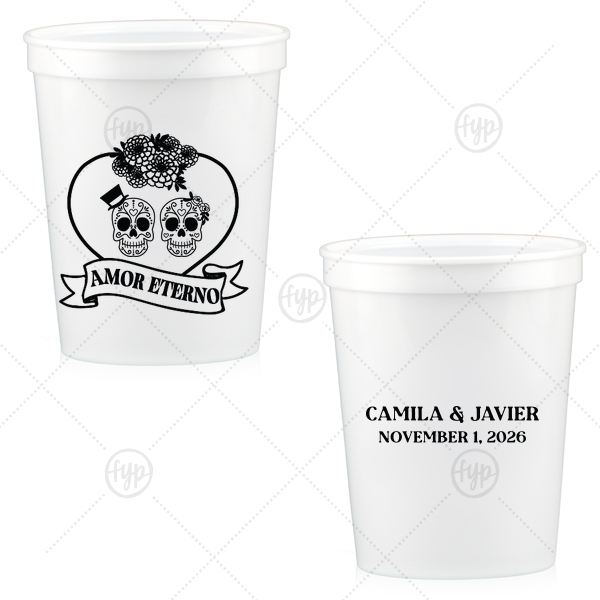 Amor Eterno Cups 16-oz. Stadium Cup (Ink)