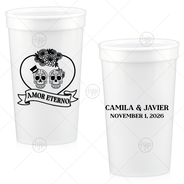 Amor Eterno Cups 22-oz. Stadium Cup (Ink)