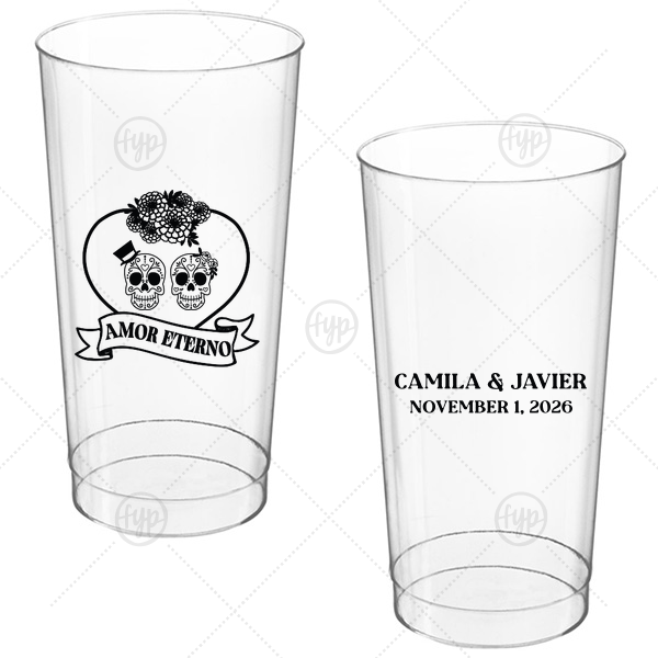 Amor Eterno Cups 16-oz. Hard Plastic Cup (Ink)