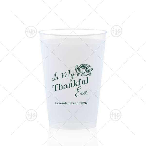 In My Thankful Era Cup 12-oz. Frosted Cup (Ink)