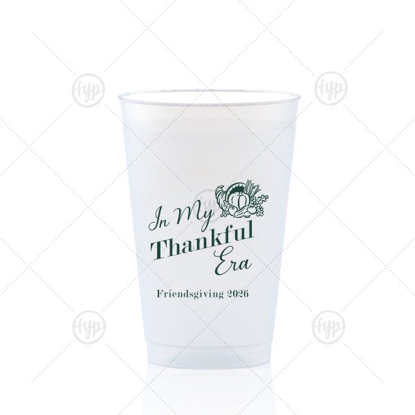 In My Thankful Era Cup 14-oz. Frosted Cup (Ink)