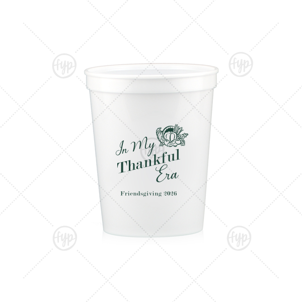 In My Thankful Era Cup 16-oz. Stadium Cup (Ink)