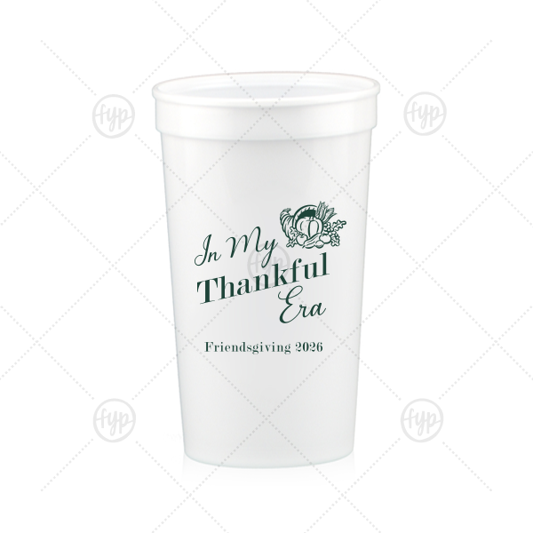 In My Thankful Era Cup 22-oz. Stadium Cup (Ink)