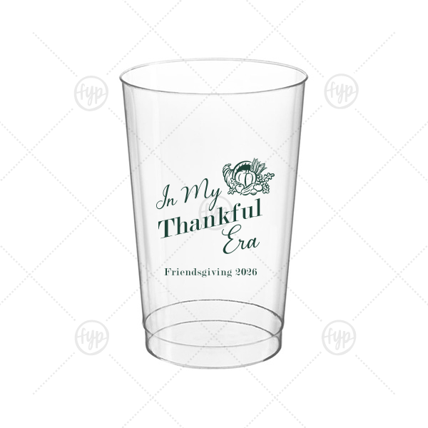 In My Thankful Era Cup 12-oz. Hard Plastic Cup (Ink)