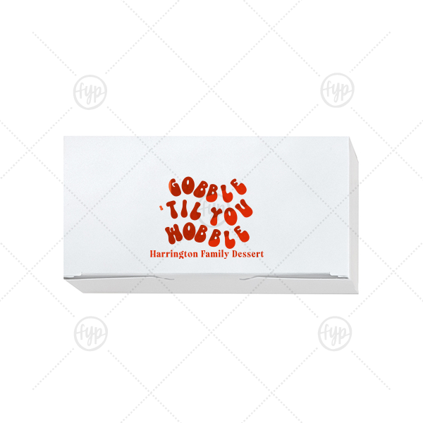 Gobble Til You Wobble Box Candy Box (Foil)
