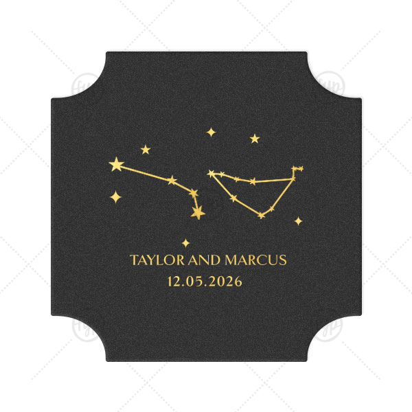 Written in the Stars Coaster Modern Coaster (Foil)