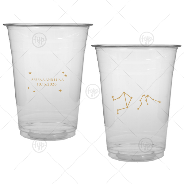 Written in the Stars Cup 16-oz. Soft Plastic Cup (Ink)
