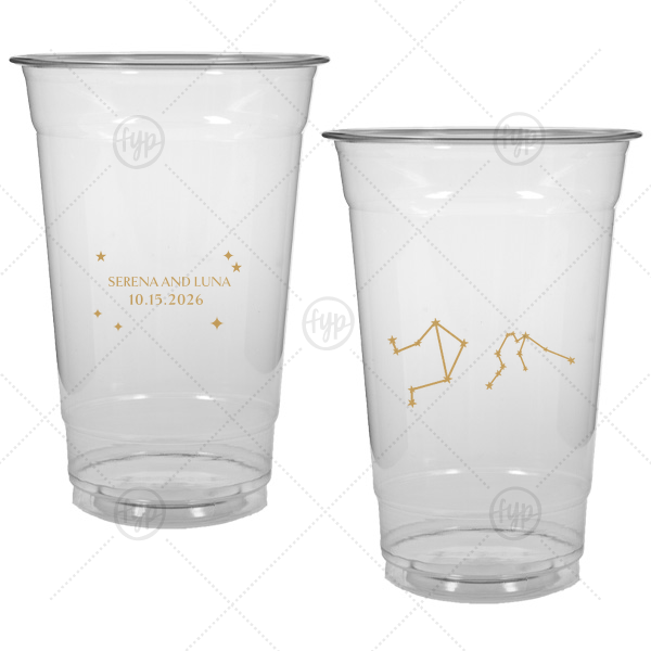 Written in the Stars Cup 20-oz. Soft Plastic Cup (Ink)