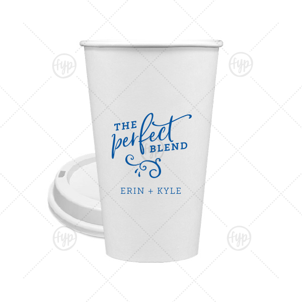 Perfect Blend Names Cup 16-oz. Single Wall Paper Hot Cup (Ink)