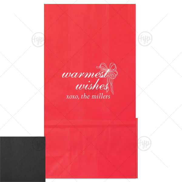 Warmest Wishes Bag Gloss Goodie Bag (Foil)