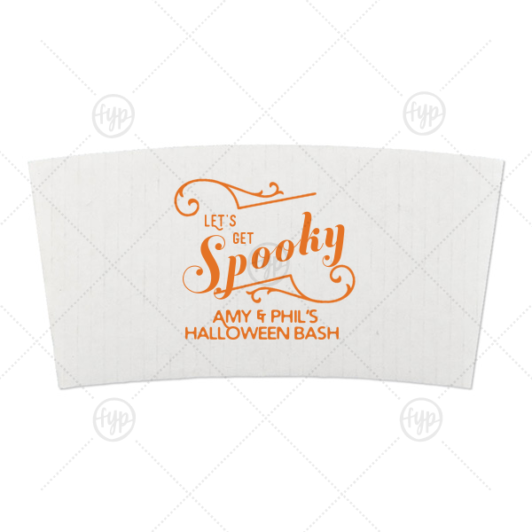 Let's Get Spooky Coffee Sleeve 10-20-oz. Coffee Sleeve (Foil)