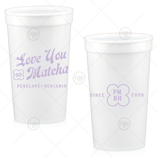 Love You So Matcha Cup 22-oz. Stadium Cup (Ink)