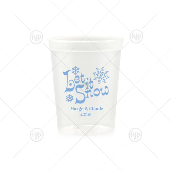 Let It Snow Cup  16-oz. Stadium Cup (Ink)