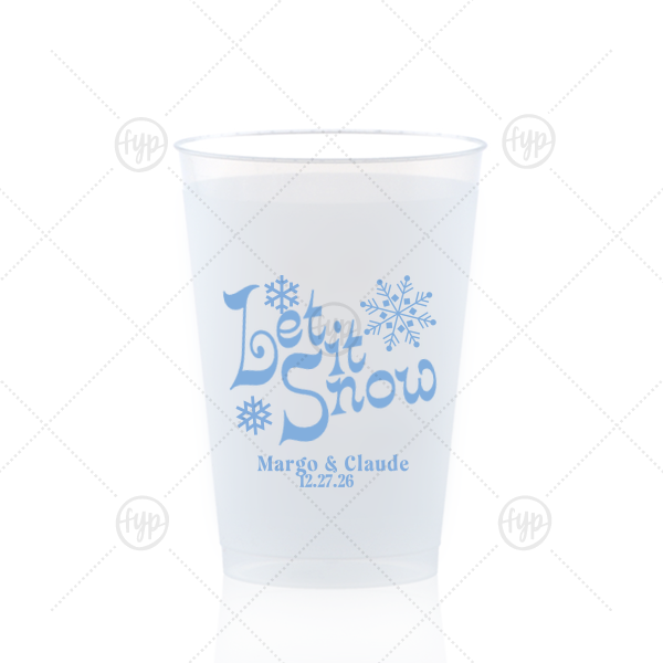 Let It Snow Cup  12-oz. Frosted Cup (Ink)