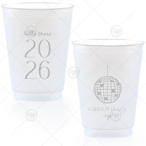 Hello New Year 2026 Cup 16-oz. Frosted Cup (Ink)