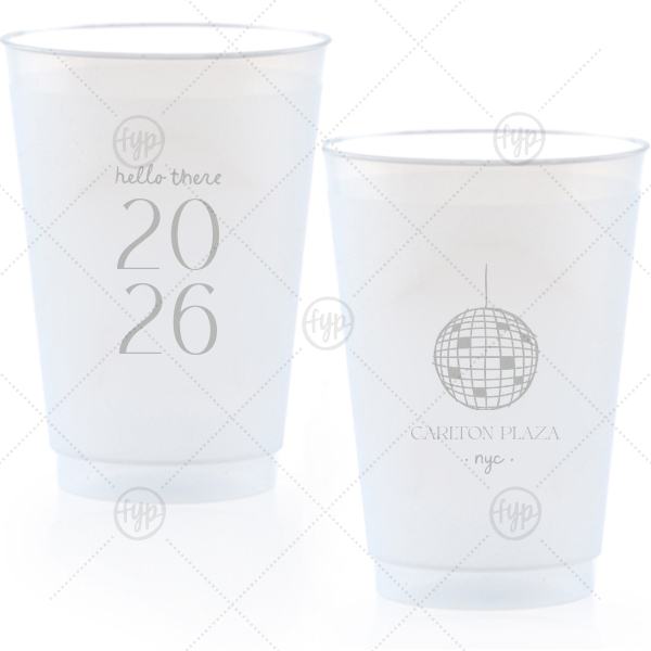 Hello New Year 2026 Cup 20-oz. Frosted Cup (Ink)