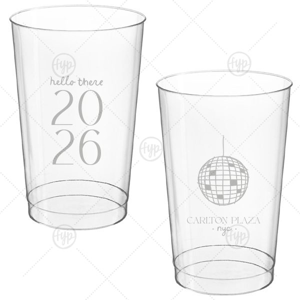 Hello New Year 2026 Cup 14-oz. Hard Plastic Cup (Ink)