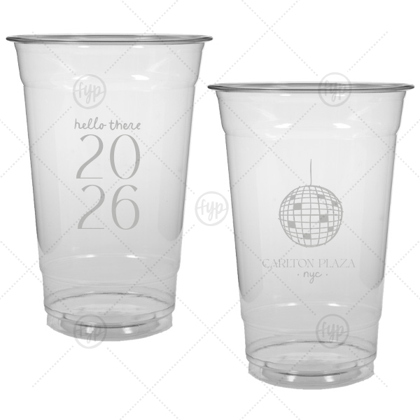 Hello New Year 2026 Cup 20-oz. Soft Plastic Cup (Ink)