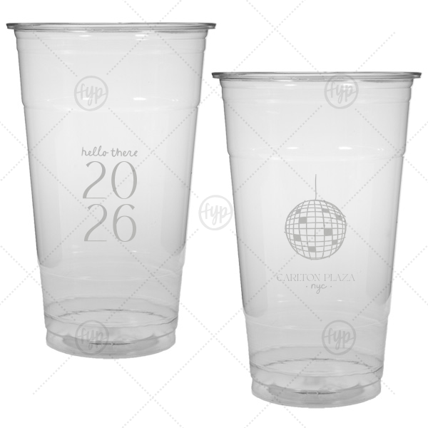 Hello New Year 2026 Cup 24-oz. Soft Plastic Cup (Ink)