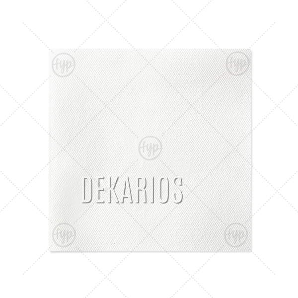 Bold Embossed Name Napkin Luncheon Napkin (Foil)