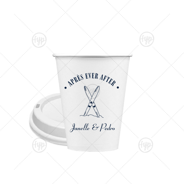 Après Ever After Cup 8-oz. Single Wall Paper Hot Cup (Ink)