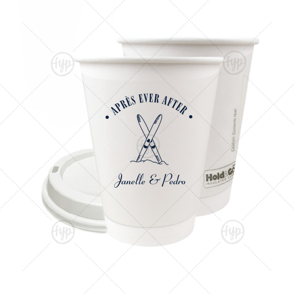 Après Ever After Cup 12-oz. Double Wall Paper Hot Cup (Ink)