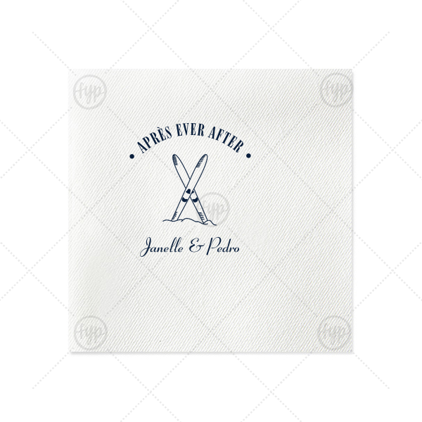 Après Ever After Napkin Cocktail Napkin (Foil)