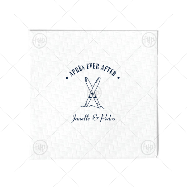 Après Ever After Napkin Cocktail Napkin (Foil)