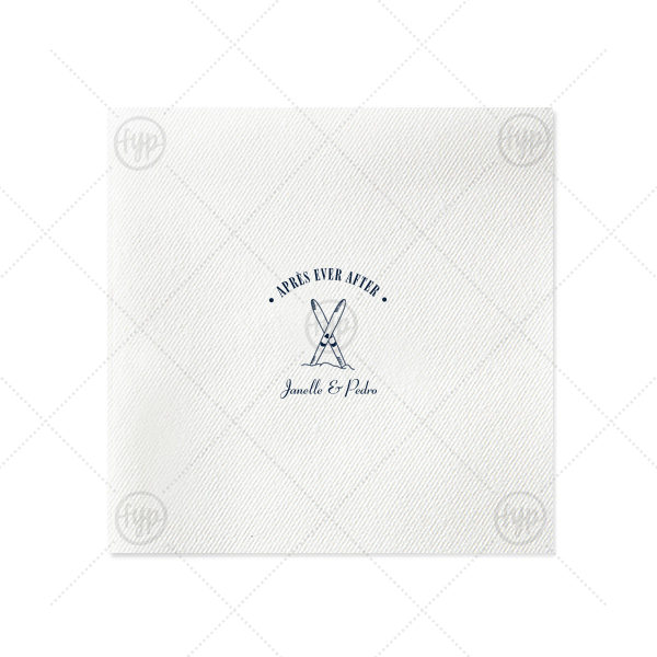 Après Ever After Napkin Dinner Napkin (Foil)