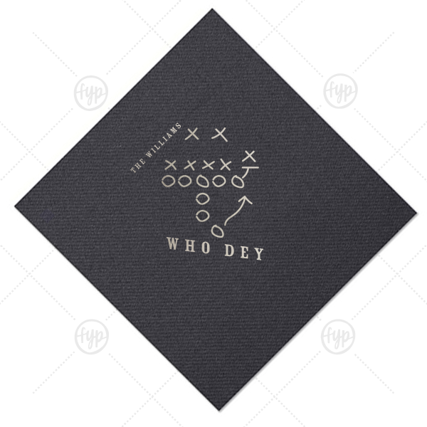 Big Game Football Play Napkin Linen Like Luncheon Napkins