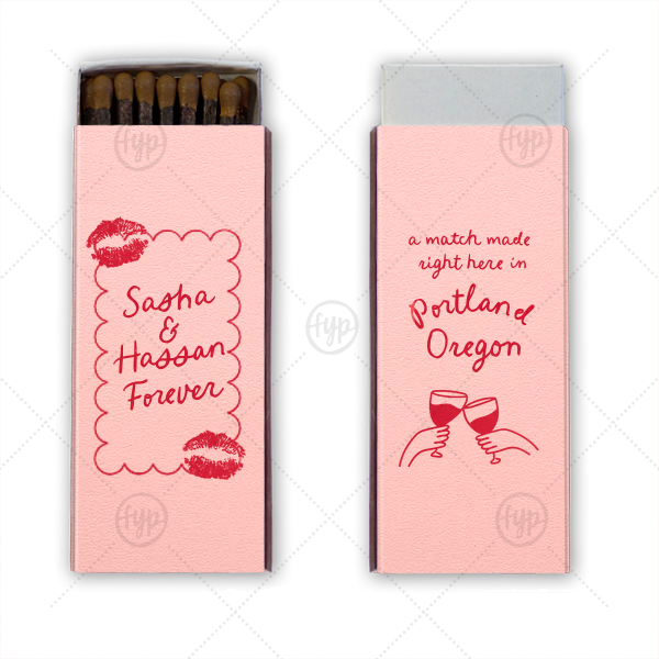 A Match Made Here Matchbox Cigar Matchbox (Foil)