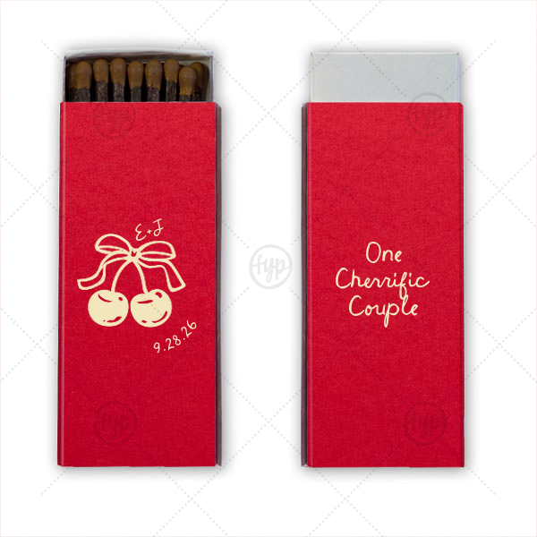Cherry Couple Matchbox Cigar Matchbox (Foil)