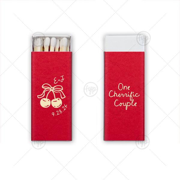 Cherry Couple Matchbox Mini Matchbox (Foil)