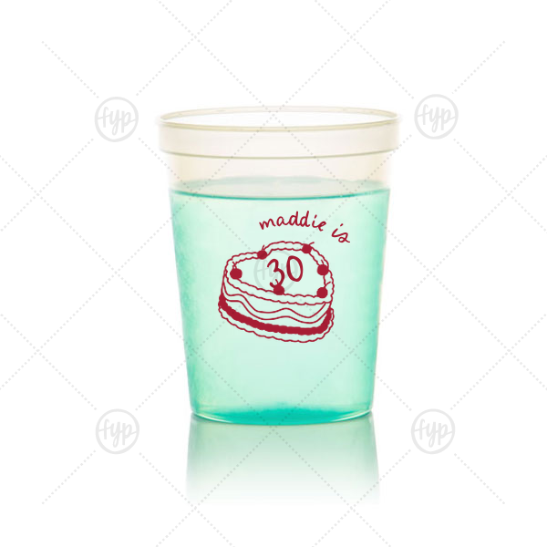 Cherry Cake Cup 16-oz. Color Changing Cup (Ink) 