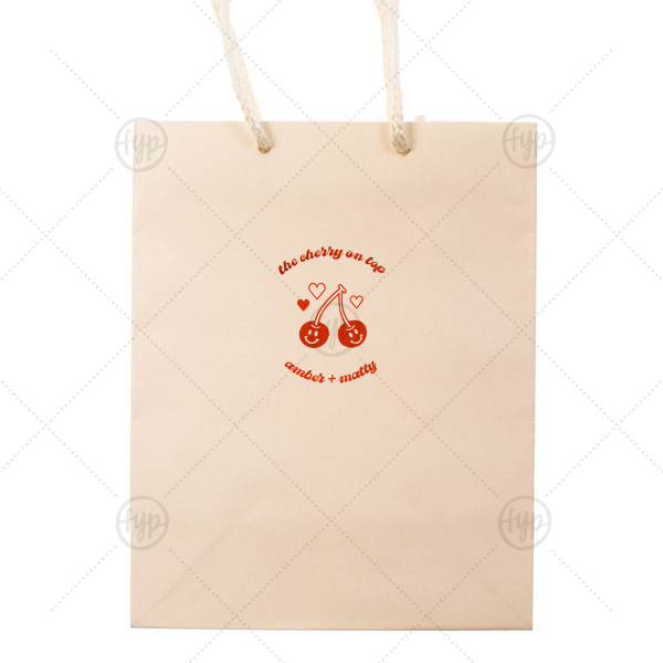 Cherry On Top Bag Classic Gift Bag (Foil)