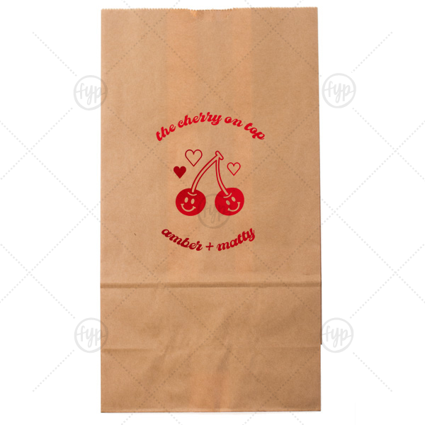 Cherry On Top Bag Popcorn Bag (Foil)