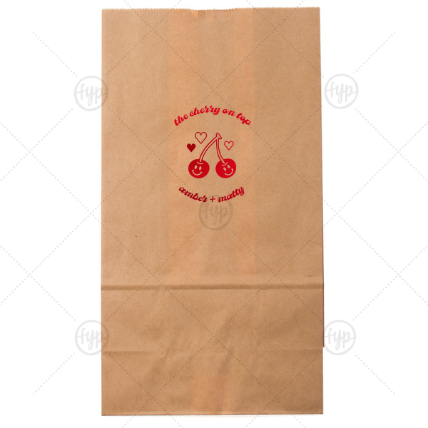 Cherry On Top Bag Lunch Bag (Foil)