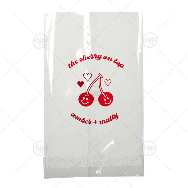 Cherry On Top Bag Small Cellophane Bag (Foil)