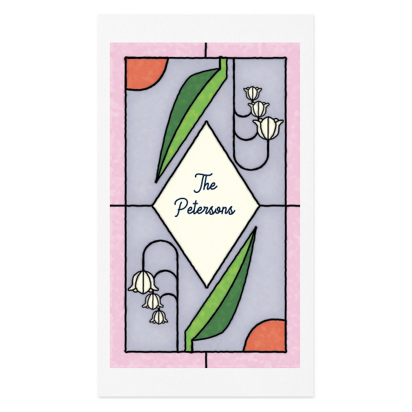 Stained Glass Full Color Photo Napkin Paper Guest Towel (Photo)