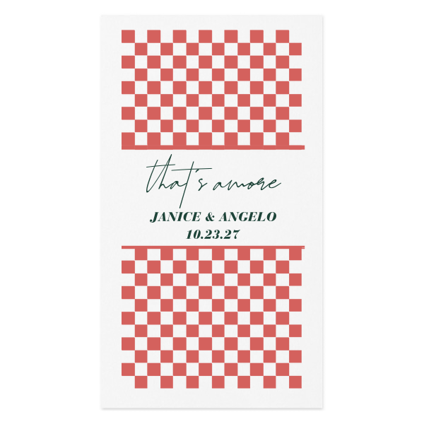 That's Amore Full Color Guest Towel Paper Guest Towel (Photo)