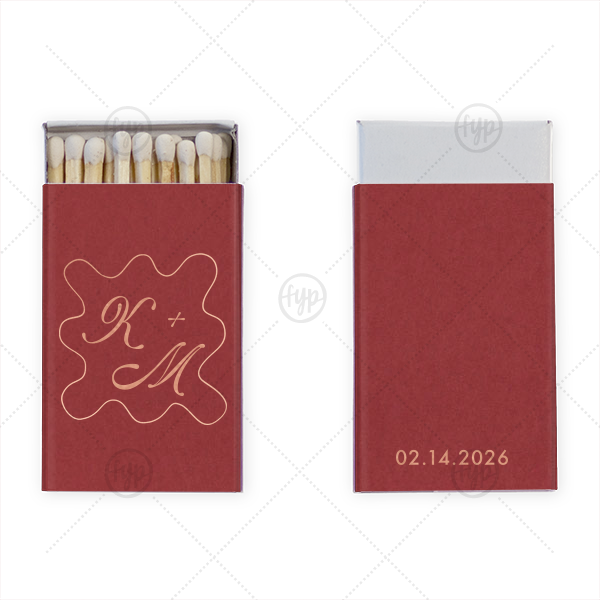 Chic Initials Matchbox Classic Matchbox (Foil)