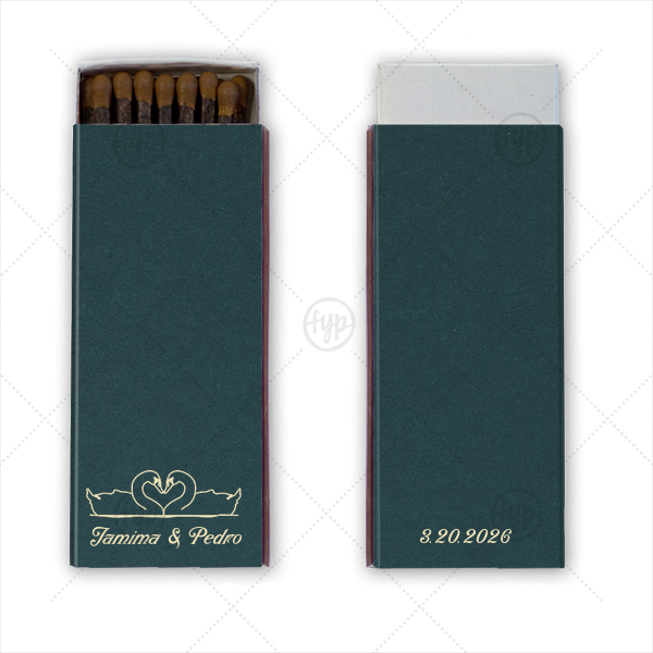 Swan Lovers Matchbox Cigar Matchbox (Foil)