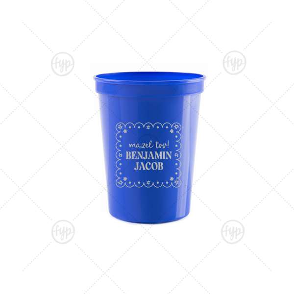 Star of David Frame Cup 12-oz. Stadium Cup (Ink)