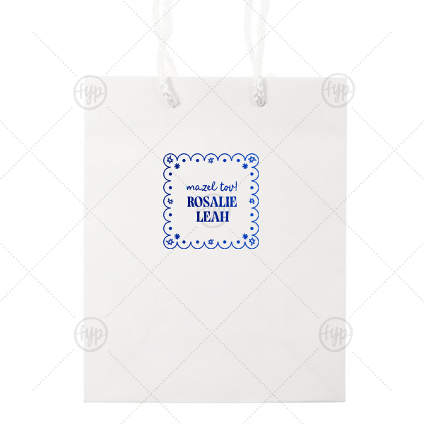 Star of David Frame Bag Classic Gift Bag (Foil)